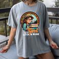 Never Underestimate The Power Of a Girl With a Book Reading Women's Comfort Colors T-Shirt Gray