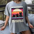 Unique Art For Introverted Cat Fans -Adults Cat Humorous Introvert Small Women's Comfort Colors T-Shirt Gray Unique Art For Introverted Cat Fans -Adults Cat Humorous Introvert Small Women's Comfort Colors T-Shirt Gray