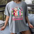 Valentine All Booked For Valentine Book Lovers Teacher Kid Women's Comfort Colors T-Shirt Gray