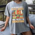 If You Walk A Mile In My Shoes You'Ll End Up At Bookstore Women's Comfort Colors T-Shirt Gray If You Walk A Mile In My Shoes You'Ll End Up At Bookstore Women's Comfort Colors T-Shirt Gray