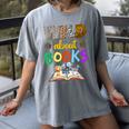Wild About Reading Books Reader Bookworm Animals Book Lover Women's Comfort Colors T-Shirt Gray