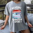 Winter Reading Book Bookworm Winter Women's Comfort Colors T-Shirt Gray Winter Reading Book Bookworm Winter Women's Comfort Colors T-Shirt Gray