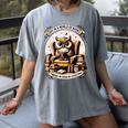 Wise Owl Reading Books Women's Comfort Colors T-Shirt Gray
