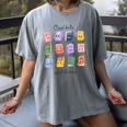 Women Cool Kids Read Books Teacher Back To School Librarian Women's Comfort Colors T-Shirt Gray