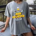 Women's Best Book Reviewer Critic Job Occupation Women's Comfort Colors T-Shirt Gray Women's Best Book Reviewer Critic Job Occupation Women's Comfort Colors T-Shirt Gray