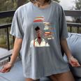Women's Education Is Freedom Teacher Books Black History Month Women's Comfort Colors T-Shirt Gray