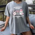 Women's Nothing Beats Reading Book Lover Statement Women's Comfort Colors T-Shirt Gray