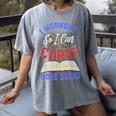 I Workout So I Can Carry More Books Exercise Books Lover Women's Comfort Colors T-Shirt Gray