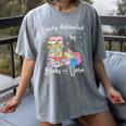 Yarn Quote Easily Distracted By Books And Yarn Reader Women's Comfort Colors T-Shirt Gray Yarn Quote Easily Distracted By Books And Yarn Reader Women's Comfort Colors T-Shirt Gray