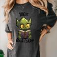 100 Book Goblin Cute Book Reader And Library Lover Women's Comfort Colors T-Shirt Pepper