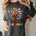 100 Days In The Books Reading Teacher 100th Day Of School Premium Women's Comfort Colors T-Shirt Pepper 100 Days In The Books Reading Teacher 100th Day Of School Premium Women's Comfort Colors T-Shirt Pepper