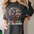 100 Days Of School 100th Day In The Books Reading Teacher Women's Comfort Colors T-Shirt Pepper 100 Days Of School 100th Day In The Books Reading Teacher Women's Comfort Colors T-Shirt Pepper
