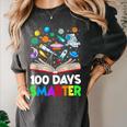 100th Day Of School Astronaut Books Space 100 Days Smarter Women's Comfort Colors T-Shirt Pepper 100th Day Of School Astronaut Books Space 100 Days Smarter Women's Comfort Colors T-Shirt Pepper