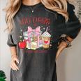 100th Day Of School Teachers 100 Days Of Coffee Chaos Books Women's Comfort Colors T-Shirt Pepper 100th Day Of School Teachers 100 Days Of Coffee Chaos Books Women's Comfort Colors T-Shirt Pepper