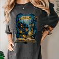 4 Books Are Portable Magic Bookish Reading Nerd Quote Women's Comfort Colors T-Shirt Pepper