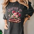 40th Birthday Chapter 40 Birthday Shirt Women Book Lover Women's Comfort Colors T-Shirt Pepper