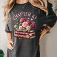 63rd Birthday Chapter 63 Birthday Shirt Women Book Lover Premium Women's Comfort Colors T-Shirt Pepper