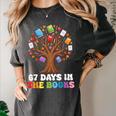 67 Days In The Books Reading Teacher 67th Day Of School Kids Women's Comfort Colors T-Shirt Pepper 67 Days In The Books Reading Teacher 67th Day Of School Kids Women's Comfort Colors T-Shirt Pepper
