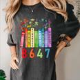 8647 Equal Rights Book Flower Trump Women Rights Feminist Women's Comfort Colors T-Shirt Pepper