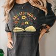 Abibliophobia Wildflower Reading Bookworm Book Reader Women's Comfort Colors T-Shirt Pepper Abibliophobia Wildflower Reading Bookworm Book Reader Women's Comfort Colors T-Shirt Pepper
