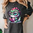 Adorable Book Lover Basilisk With Reading Glasses Cute Women's Comfort Colors T-Shirt Pepper Adorable Book Lover Basilisk With Reading Glasses Cute Women's Comfort Colors T-Shirt Pepper