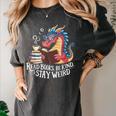 Adorable Book Lover Dragon Read Books Be Kind Stay Weird Women's Comfort Colors T-Shirt Pepper Adorable Book Lover Dragon Read Books Be Kind Stay Weird Women's Comfort Colors T-Shirt Pepper