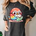 Adorable Book Lover Parrot With Reading Glasses Cute Women's Comfort Colors T-Shirt Pepper Adorable Book Lover Parrot With Reading Glasses Cute Women's Comfort Colors T-Shirt Pepper
