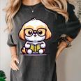 Adorable Book Lover Shih Tzu With Reading Glasses Cute Women's Comfort Colors T-Shirt Pepper Adorable Book Lover Shih Tzu With Reading Glasses Cute Women's Comfort Colors T-Shirt Pepper
