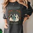 Alcott Little Women Characters Literature Book Illustration Women's Comfort Colors T-Shirt Pepper
