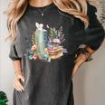 Alice In Wonderland Characters Lewis Carroll Book Lover Women's Comfort Colors T-Shirt Pepper