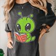 Alien Reading Book Believe In Yourself Kids Women Men Women's Comfort Colors T-Shirt Pepper