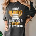 Always Writing A Story In My Head Book Writer Author Women's Comfort Colors T-Shirt Pepper Always Writing A Story In My Head Book Writer Author Women's Comfort Colors T-Shirt Pepper
