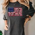 America US Flag Books Library Reading For Book Lover Reader Women's Comfort Colors T-Shirt Pepper