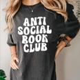 Anti-Social Book Club Women's Comfort Colors T-Shirt Pepper