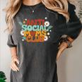 Antisocial Moms Club Introvert Mom Mothers Introverted Retro Women's Comfort Colors T-Shirt Pepper
