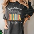 Applied Behavior Analysis Book Wildflower ABA RBT Therapist Women's Comfort Colors T-Shirt Pepper Applied Behavior Analysis Book Wildflower ABA RBT Therapist Women's Comfort Colors T-Shirt Pepper