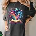 Astronomy Space Lover Books Bookworm Women's Comfort Colors T-Shirt Pepper