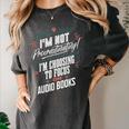 Audiobook Lover I’m Not Procrastinating Book Humor Women's Comfort Colors T-Shirt Pepper Audiobook Lover I’m Not Procrastinating Book Humor Women's Comfort Colors T-Shirt Pepper