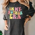 In My Author Era Writer Reading Writing Book Author Women's Comfort Colors T-Shirt Pepper