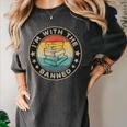 Im With The Banned Book Readers Retro Librarians Teachers Women's Comfort Colors T-Shirt Pepper Im With The Banned Book Readers Retro Librarians Teachers Women's Comfort Colors T-Shirt Pepper