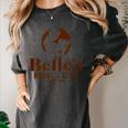 Beauty & The Beast Belle's Book Club Women's Comfort Colors T-Shirt Pepper