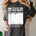 Birthday It's My 40th Birthday Guest Book Birthday Party Women's Comfort Colors T-Shirt Pepper Birthday It's My 40th Birthday Guest Book Birthday Party Women's Comfort Colors T-Shirt Pepper
