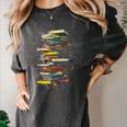 Book Abstract Art Drawing Painting Graphic Book Women's Comfort Colors T-Shirt Pepper