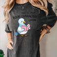 This Is My Book Character Costume I Pigeon Reading Tee Women's Comfort Colors T-Shirt Pepper This Is My Book Character Costume I Pigeon Reading Tee Women's Comfort Colors T-Shirt Pepper