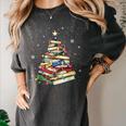 Book Christmas Tree Teacher Book Lover Crew Neck Modern Classic Christmas Small Short Sleeve -Adults -Kids Women's Comfort Colors T-Shirt Pepper Book Christmas Tree Teacher Book Lover Crew Neck Modern Classic Christmas Small Short Sleeve -Adults -Kids Women's Comfort Colors T-Shirt Pepper