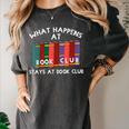 Book Club Read Reading Librarian Men Women Kids Women's Comfort Colors T-Shirt Pepper