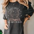 Book Club Shirts For Women Most Likely To Not Finish Women's Comfort Colors T-Shirt Pepper