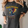 Book Dragon Mark Minson's Books Women's Comfort Colors T-Shirt Pepper Book Dragon Mark Minson's Books Women's Comfort Colors T-Shirt Pepper