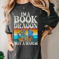 Im a Book Dragon Not a Worm Dragon Women's Comfort Colors T-Shirt Pepper Im a Book Dragon Not a Worm Dragon Women's Comfort Colors T-Shirt Pepper