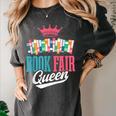 Book Fair Queen Women's Comfort Colors T-Shirt Pepper Book Fair Queen Women's Comfort Colors T-Shirt Pepper